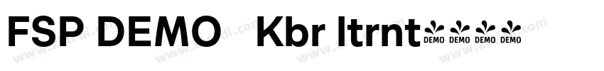 FSP DEMO   Kbr ltrnt字体转换